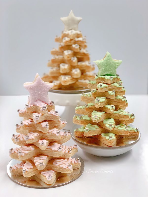 Christmas Tree Cookie Stacks Soiree
