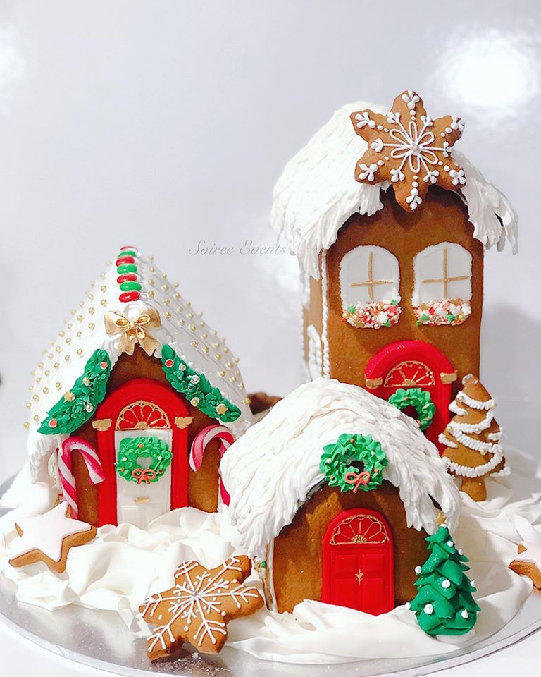 Gingerbread House Christmas Village Soiree