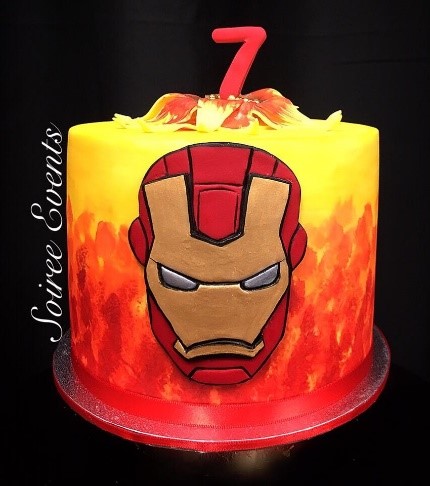 HOW TO MAKE AN IRON MAN FACE CUT OUT / IRON MAN CAKES - YouTube-sonthuy.vn