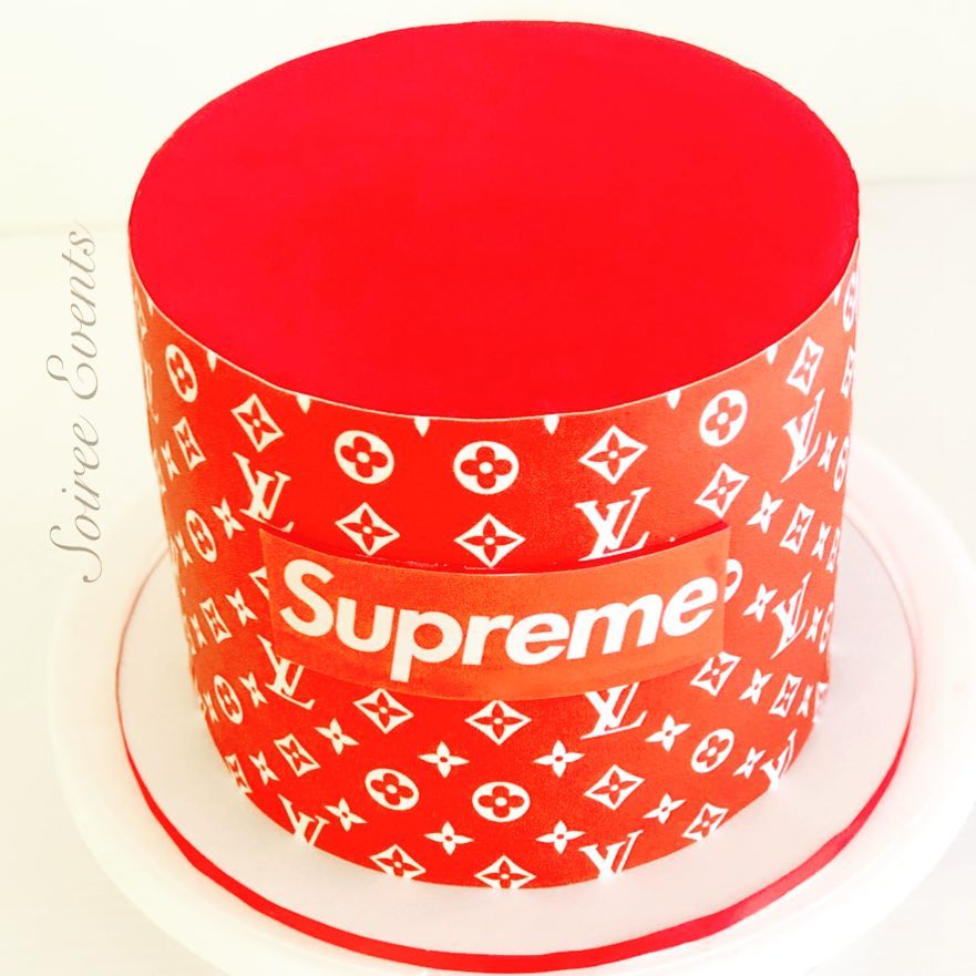 Louis Vuitton X Supreme Cake – Soiree