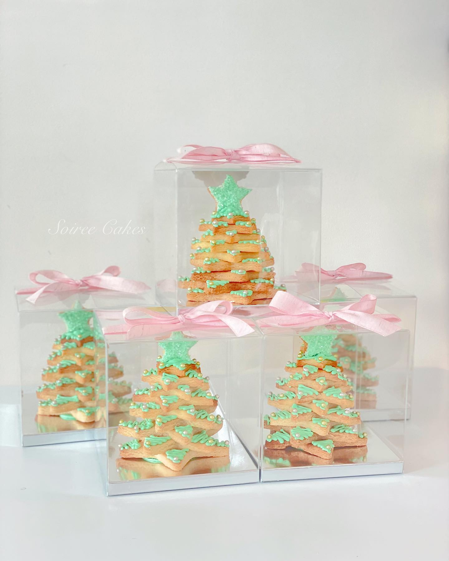 Christmas Tree Cookie Stacks Soiree