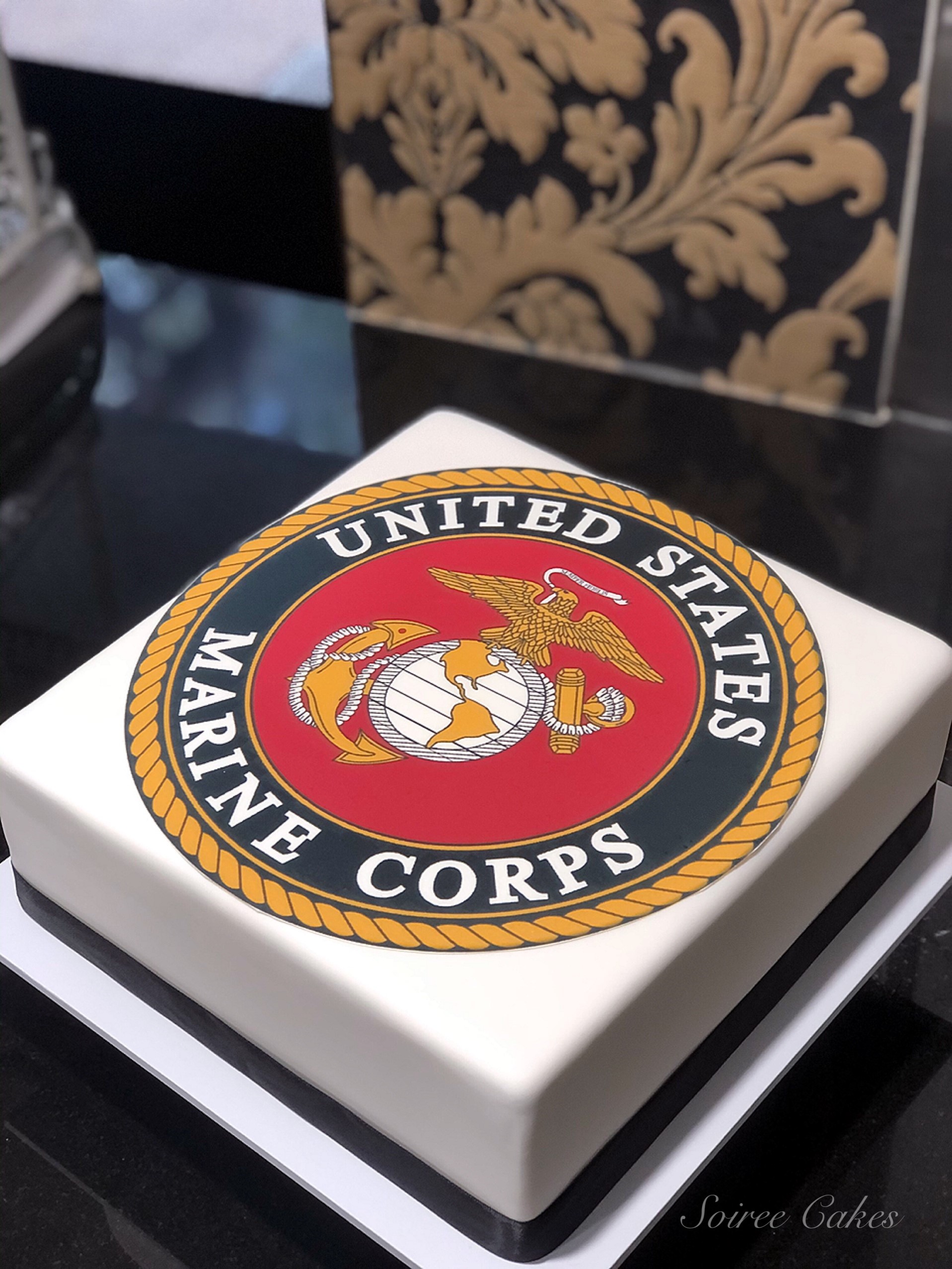 Branded Corporate Cake with Printed Edible Image - Image 2