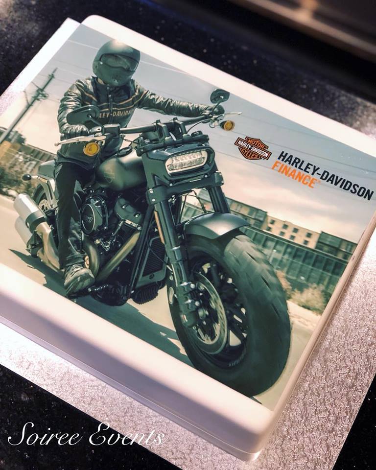 Branded Corporate Cake with Printed Edible Image - Image 6